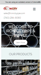 Mobile Screenshot of ironcitypipe.com